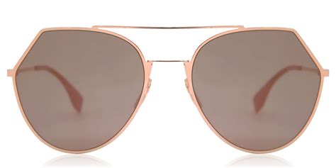 Fendi FF 0194/S DDB/AP Sunglasses in Gold 